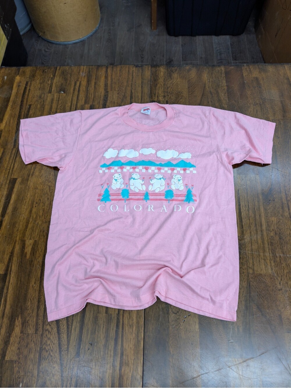 Colorado Polar Bears Jerzees Vintage T Shirt XL Made in USA
